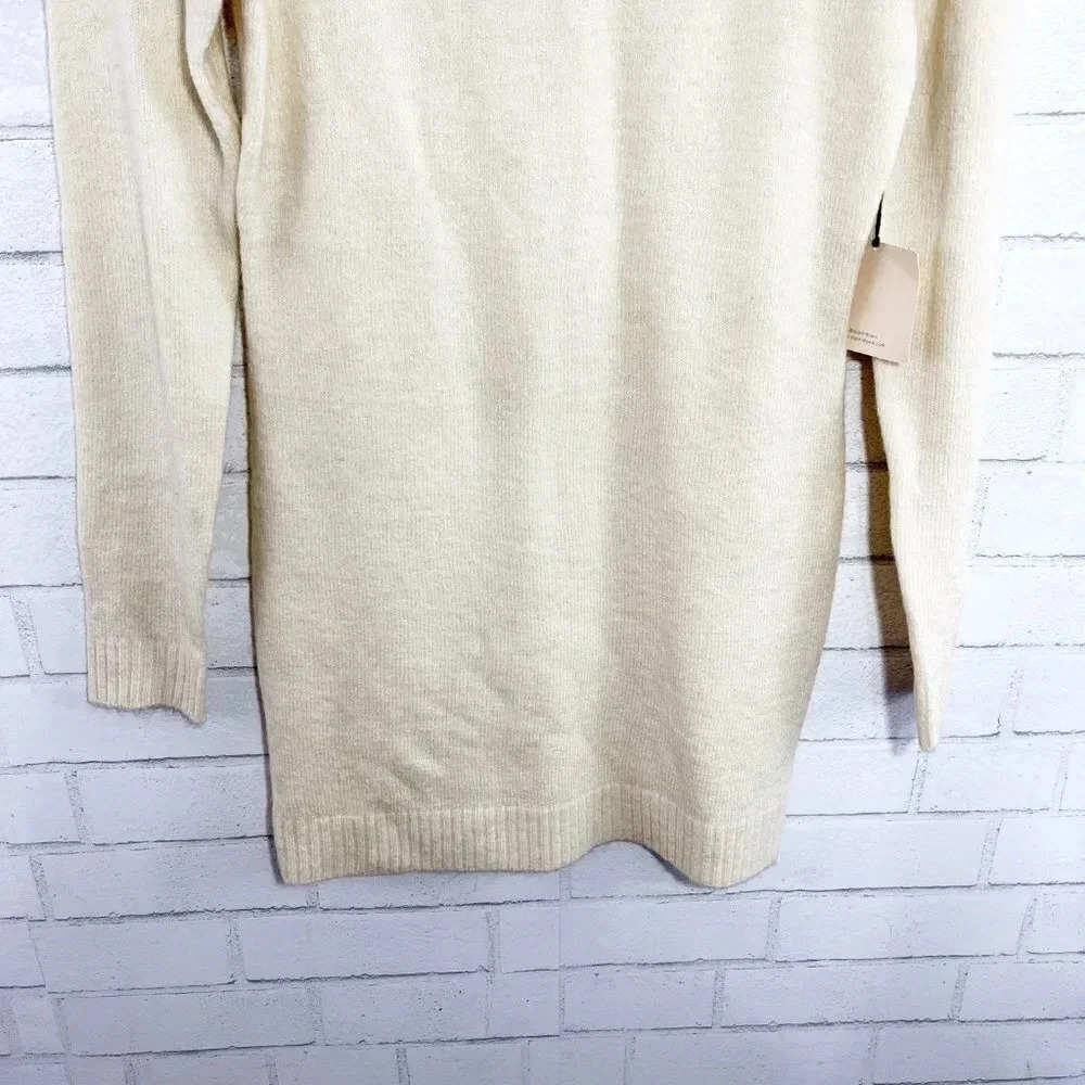 Superdown - Revolve Cream Long Sleeve Turtleneck Dress NWT Women's Size Small - Picture 3 of 8